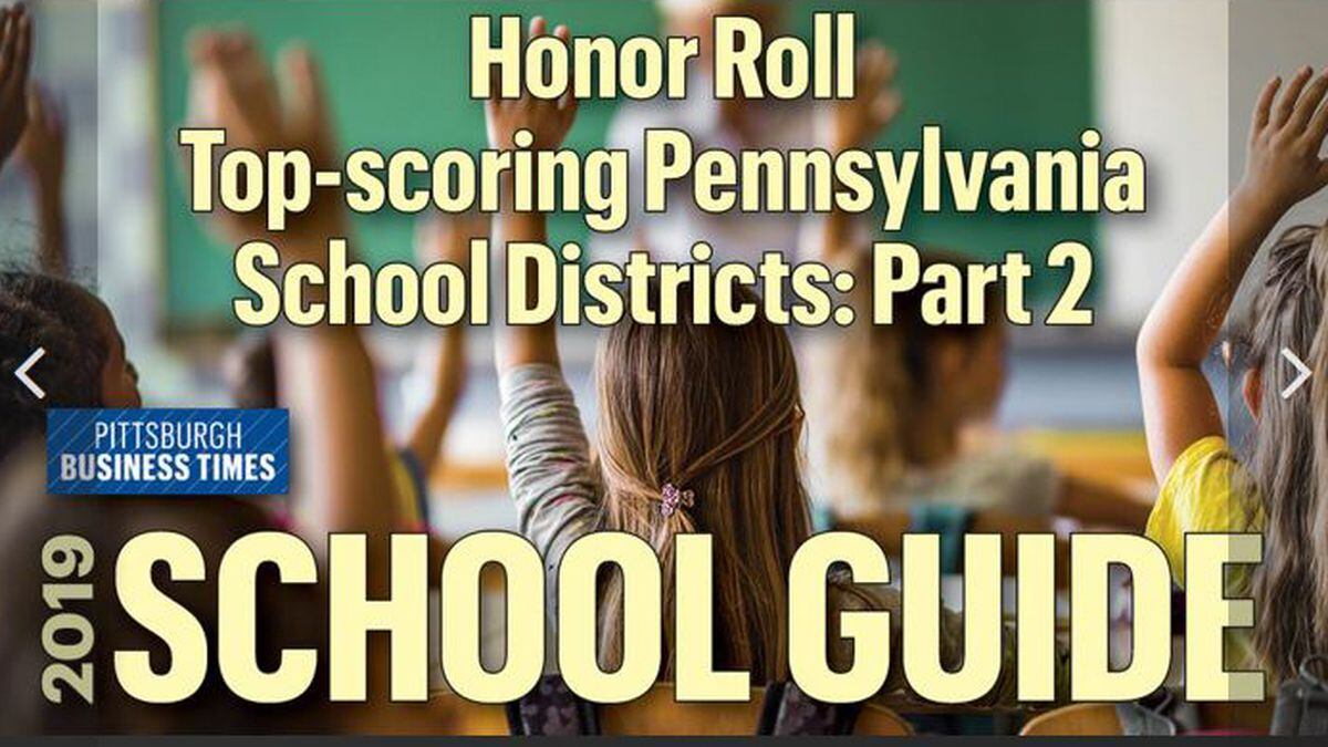 2019 School Guide rankings The highestscoring school districts in