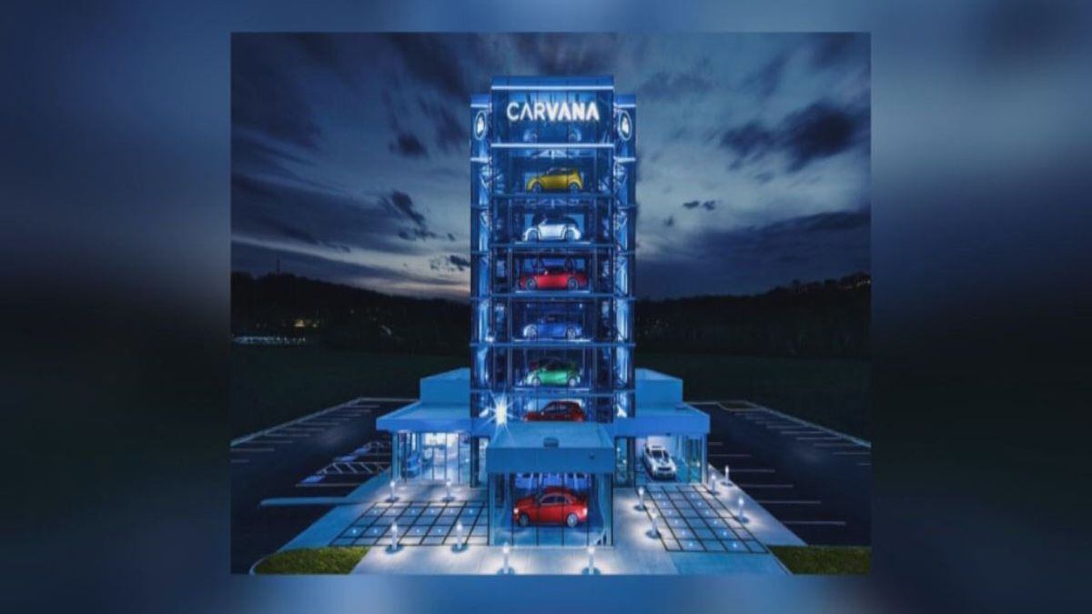 First look: Carvana's kooky coin-operated vending machine for online