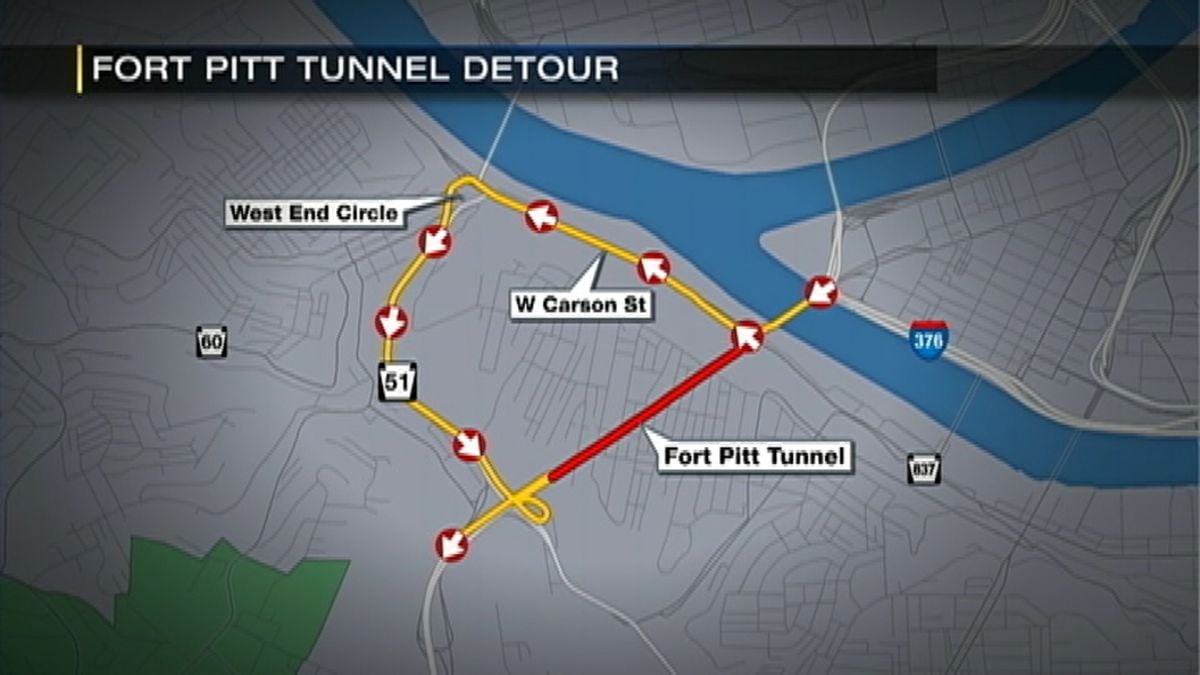 Outbound Fort Pitt Tunnel reopens ahead of schedule