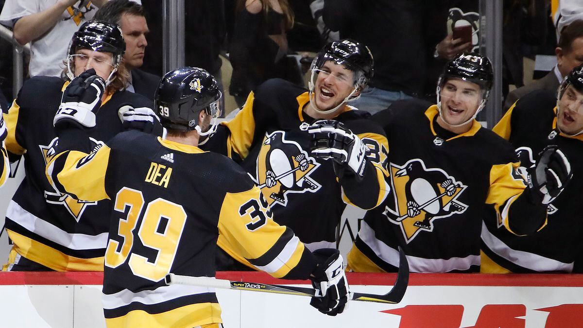 Dea scores 1st NHL goal, Penguins beat Hurricanes, 3-1