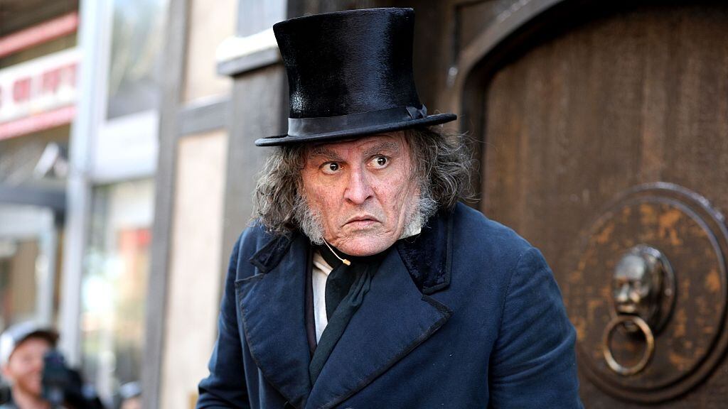 Johnny Depp Appears as Ebenezer Scrooge at San Diego Comic-Con