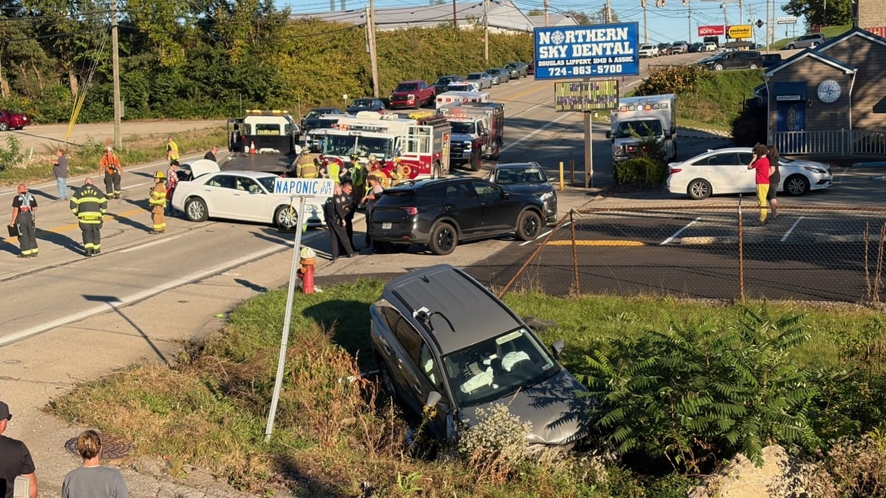 Multiple Injuries Reported in Route 30 Crash Near North Huntingdon Township