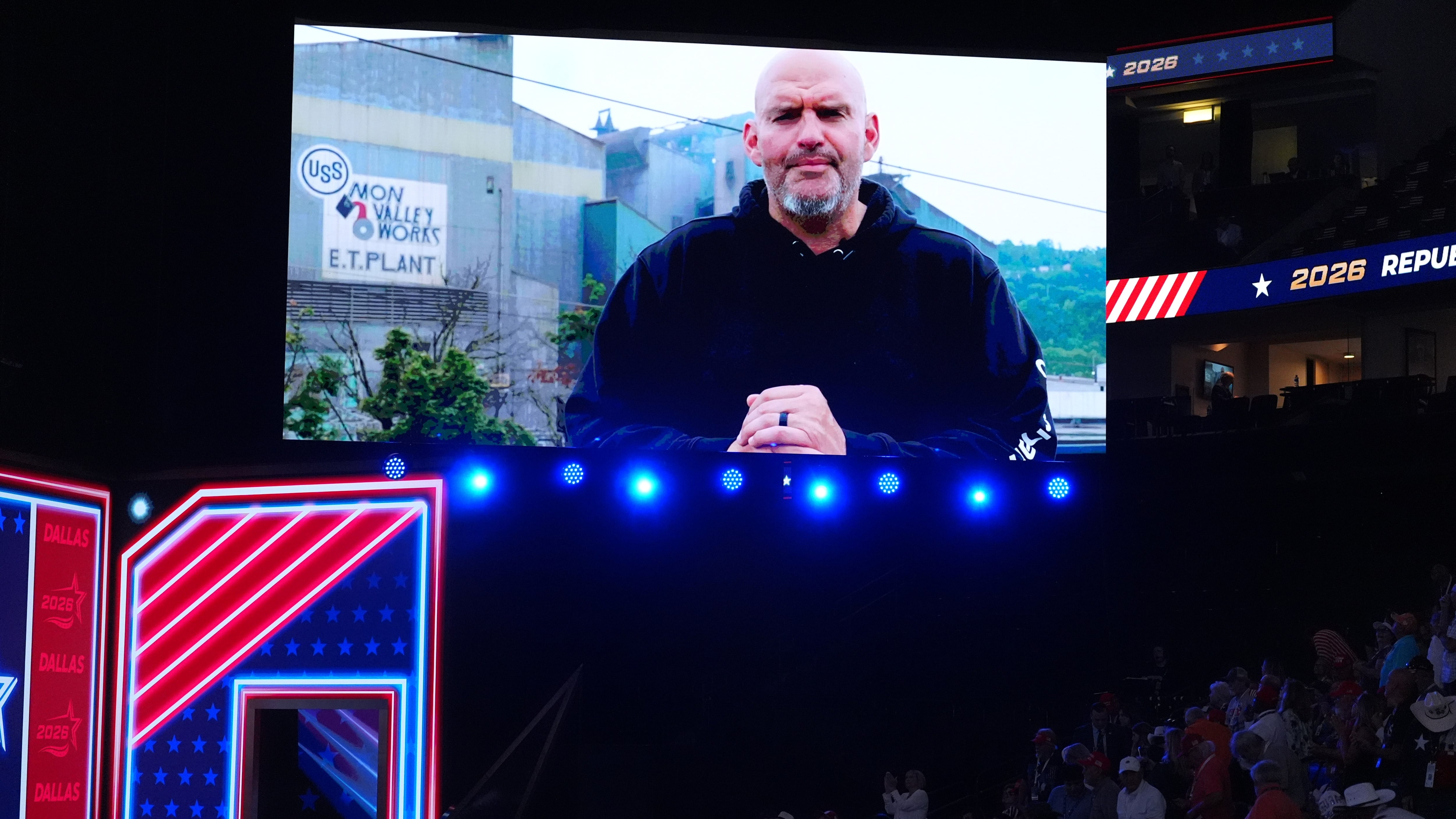 Senator John Fetterman Addresses Republican Convention, Sparks Democratic Concerns