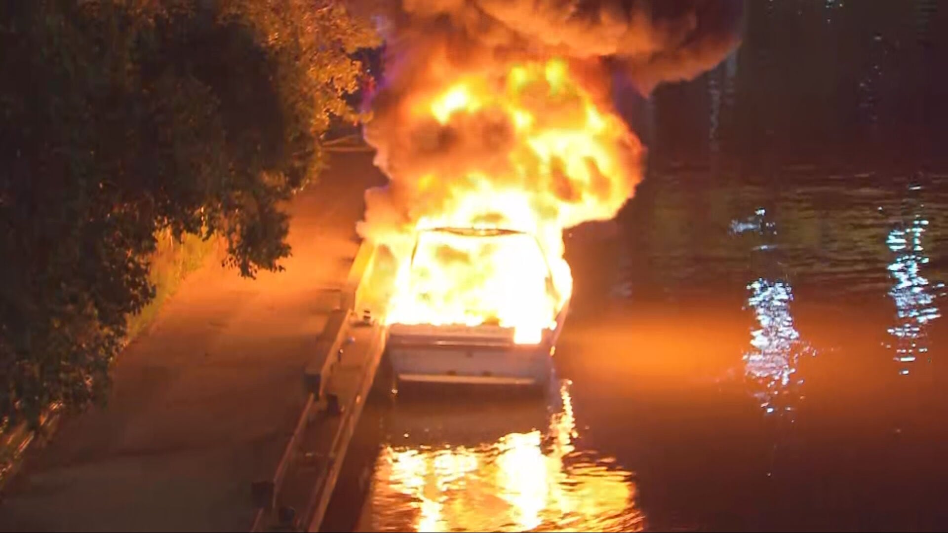 Boat Catches Fire and Sinks on Allegheny River in Downtown Pittsburgh