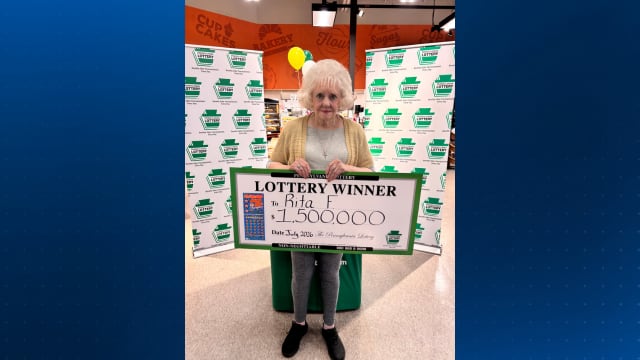 Grandmother, 86, was winner of $1.5 million scratch-off lottery ticket sold at local Giant Eagle
