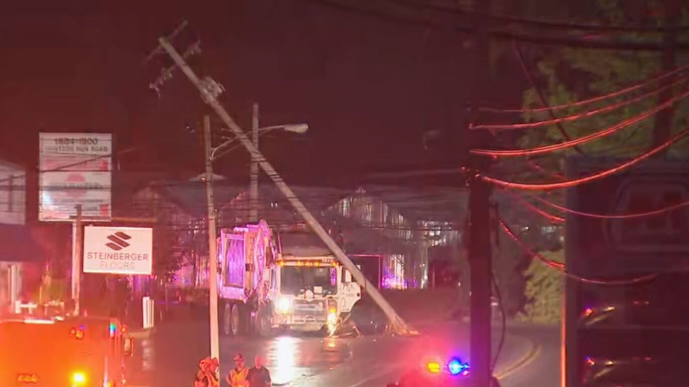 Garbage Truck Crash Causes Widespread Power Outage in Scott Township