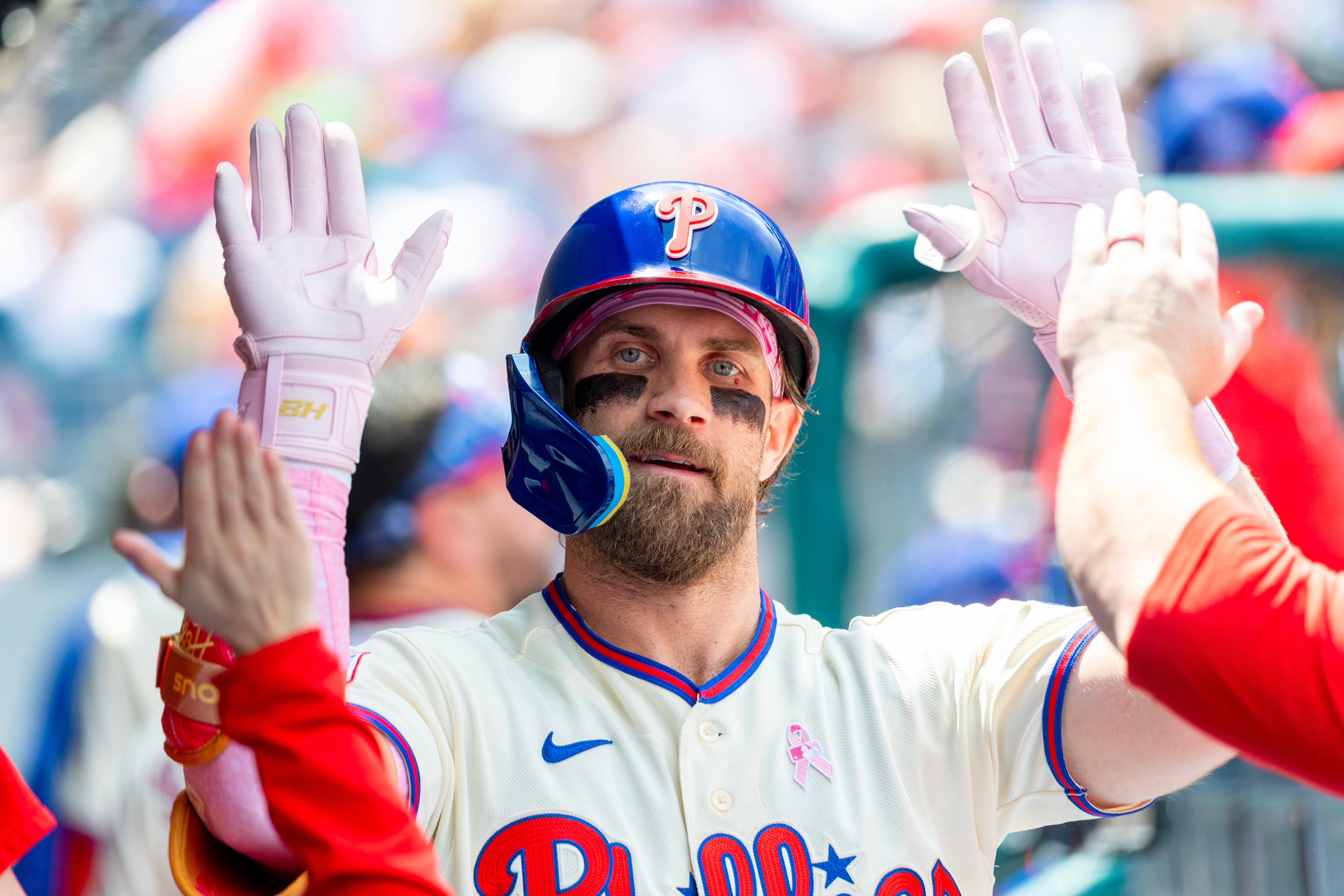does bryce harper chew tobacco Philadelphia Phillies slugger Bryce Harper's toothpaste routine goes viral