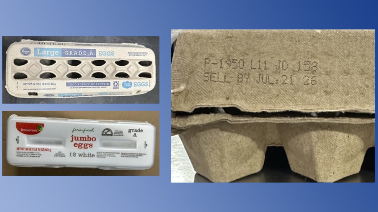 Midwest Poultry Services Recalls 1.6 Million Shell Eggs Over Salmonella Risk
