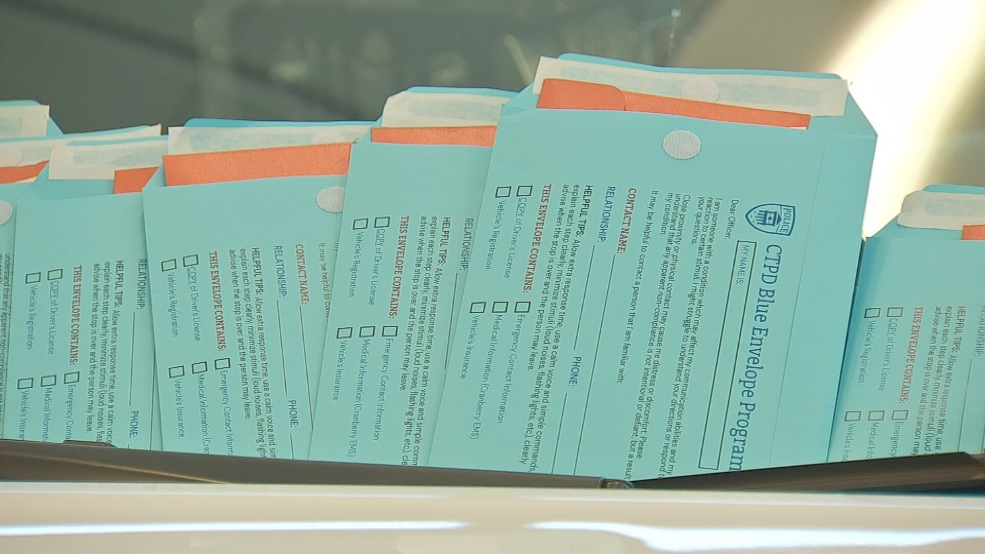 Cranberry Township Police Launch Blue Envelope Program for Communication Assistance