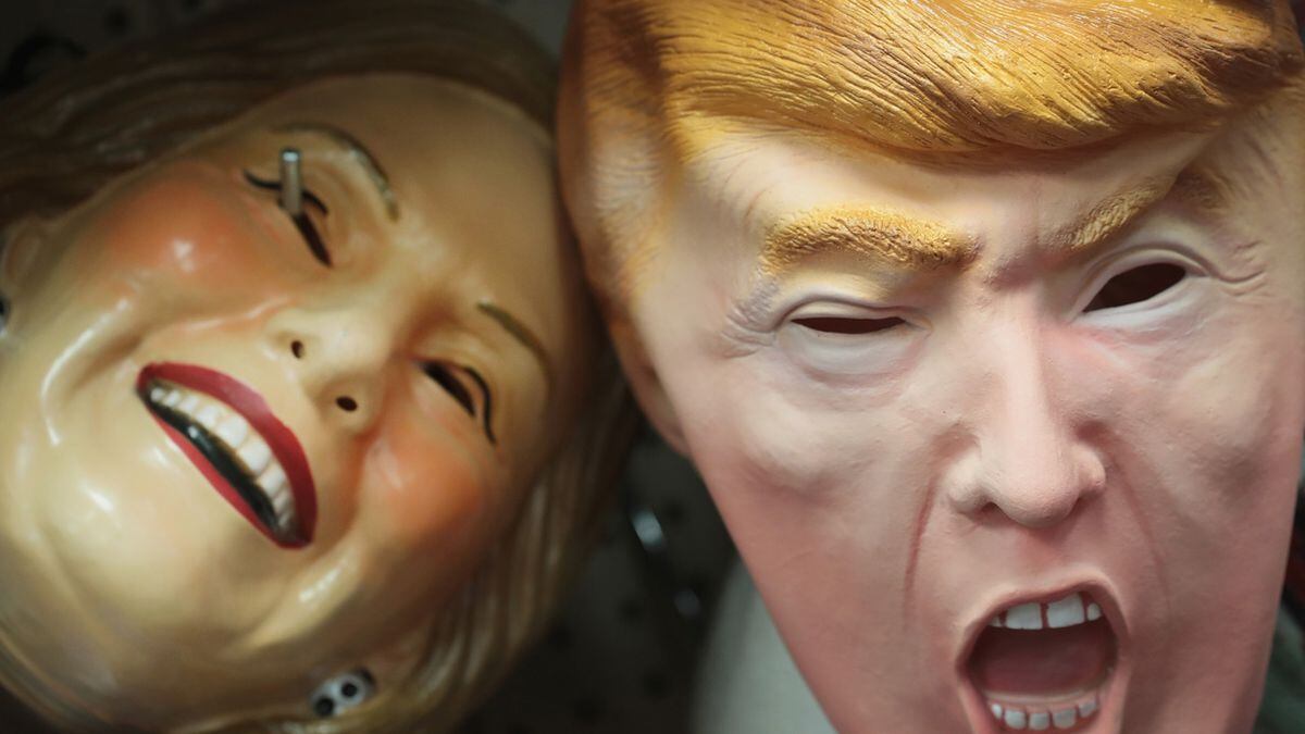 Can Halloween mask sales predict the winner of the presidential election?